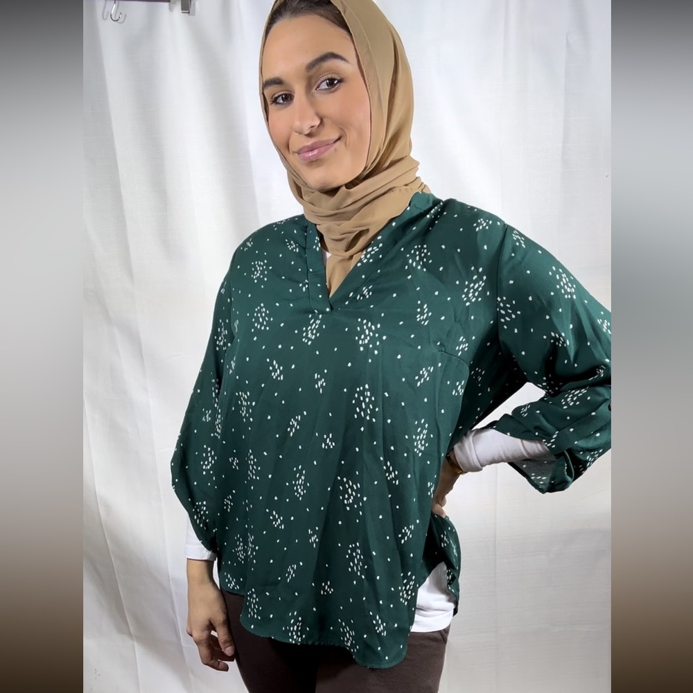 Lush Polka Dot Top Size 2X